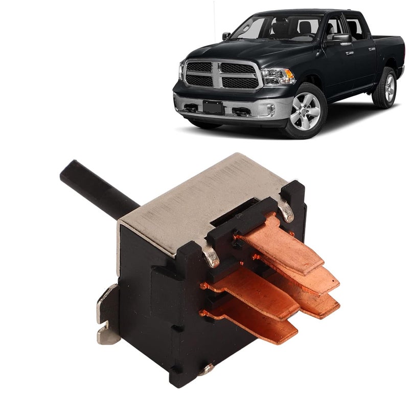 OUKENS Blower Control Switch HS-267 Fit for Jeep Wrangler, Heater Motor Fan Switch Replacement, 5011214AA, for Dodge B1500 Ram 1500 2500 3500, for Jeep Wrangler, Envoy, S10 Pickup, S-15 Sonoma - Image 5